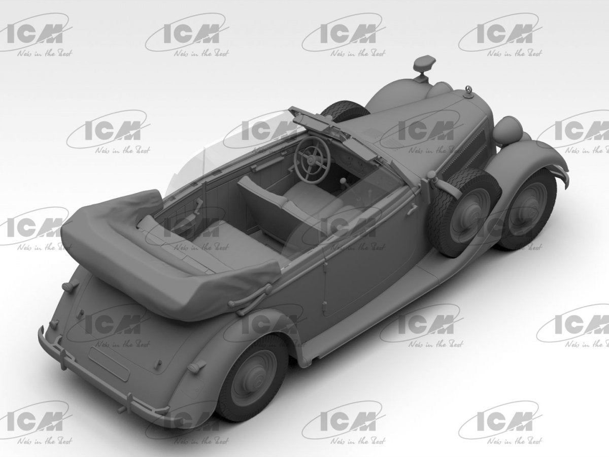 ICM 35540 Typ 320 (W142) Cabriolet 1/35 – immagine 3