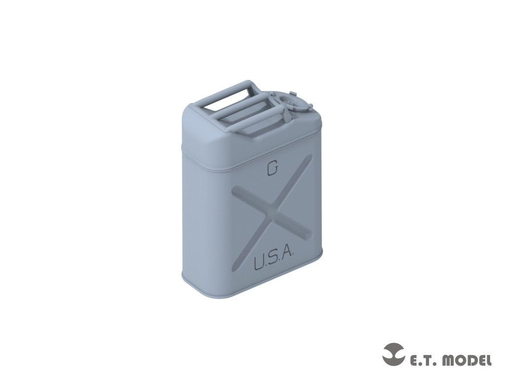Ensemble de bidons de carburant de 20 litres ET Model P35-324 WWII USArmy, échelle 1/35  – image 3