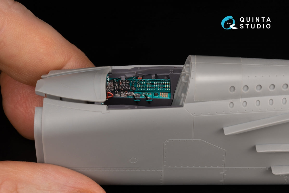 Quinta Studio QD+48557 MiG-25BM 3D-Printed &amp;amp; coloured Interior on decal paper (ICM) (with 3D-printed resin parts) 1/48 – immagine 8