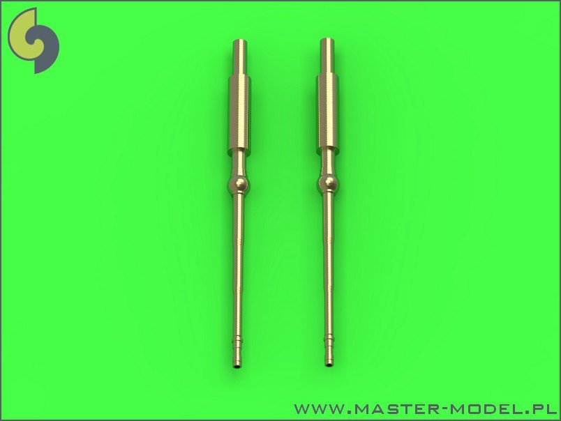 Master SM-700-049 OTO-Melara 76 mm/62 (3in) gun barrels (2pcs) - Used on OHP class frigate and many other modern warship classes 1/700 – zdjęcie 2