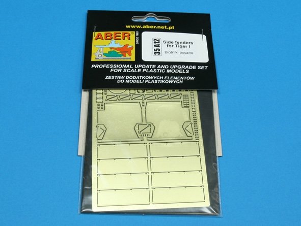 Aber 35A012 Błotniki boczne do Tiger I, E/ H1 1/35 – immagine 3