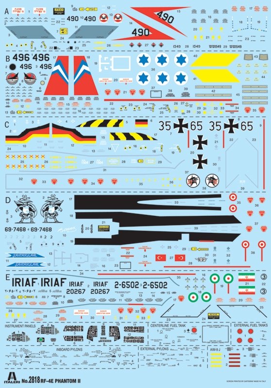 Italeri 2818 RF-4E Phantom II 1/48 – imagen 3