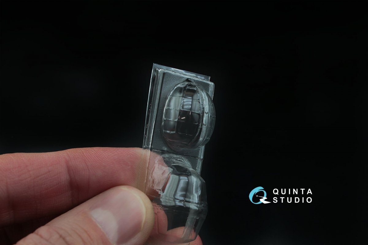 Quinta Studio QC72005 Pe-8 vacuformed clear canopy (for 7264 Zvezda kit) 1/72 – immagine 4