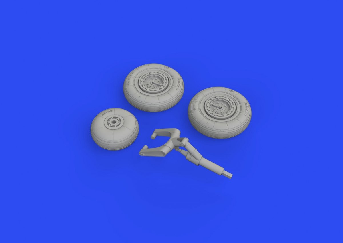 Eduard 648622 MiG-15 wheels BRONCO / HOBBY 2000 1/48 – zdjęcie 2