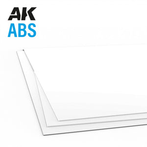 AK Interactive AK6741 1.5MM THICKNESS X 245 X 195MM – ABS SHEET – 1 UNIT PER BAG