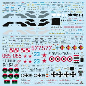 Italeri 2798 MiG-23 MF/BN FLOGGER 1/48 – Bild 9