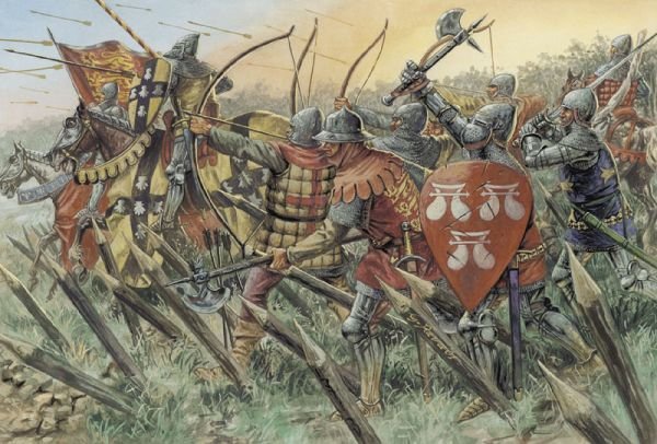 Italeri 6027 Guerriers et chevaliers anglais Guerre de Cent Ans