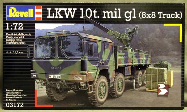 Revell 03172 LKW 10t. mil gl (8x8 Truck) 1/72