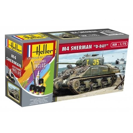 Heller 56892 M4 Sherman "D-Day" - Starter Set 1/72