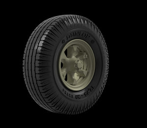 Panzer Art RE35-802 Vomag 8LR 9t truck Road wheels (Dunlop) 1/35 – Bild 3