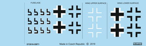 Eduard D72016 Fw 190A-8 insignes nationaux 1/72 EDUARD