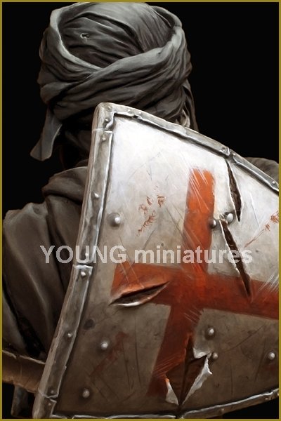 Young Miniatures YH1827 TEMPLAR KNIGHTIN JERUSALEM 1/10 – immagine 6