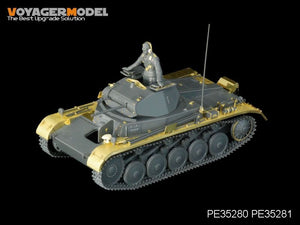 Maquette Voyager PE35280, char allemand Pz.Kpfw.II Ausf.A/B/C de la Seconde Guerre mondiale pour TAMIYA 35292, échelle 1/35 – image 5