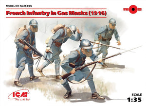 ICM 35696 French Infantry in Gas Masks (1916) 1/35
