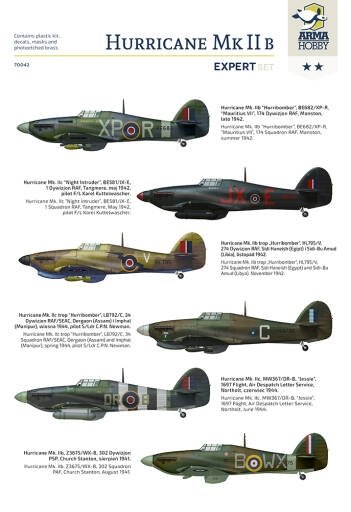 Arma Hobby 70042 Hurricane Mk II b/c Expert Set 1/72 – immagine 16