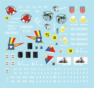 Star Decals 35-C1232 US 37th Tank Battalion 1/35 – Bild 3