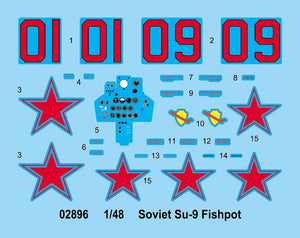 Trumpeter 02896 Soviet Su-9 Fishpot 1/48 – Bild 4