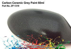 Zero Paints ZP-1319 Carbon Ceramic Grey Paint 60ml – immagine 2