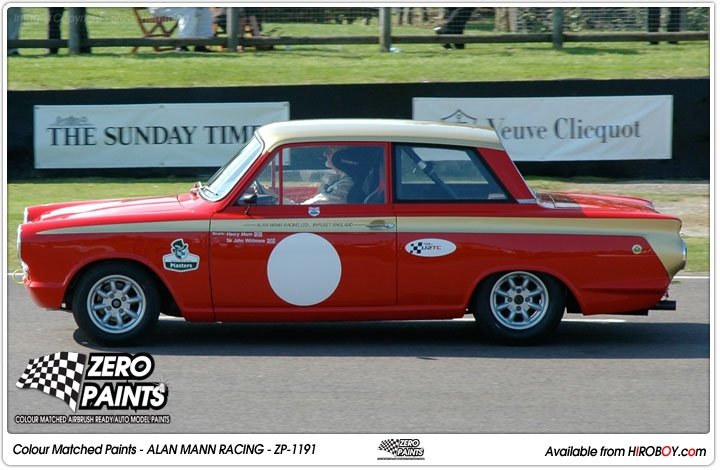 Zero Paints ZP-1191 Alan Mann Racing Paints Red/Gold 2x30ml – Bild 3