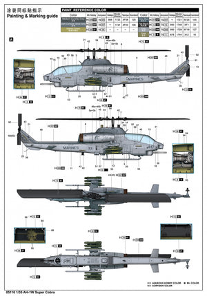 Trumpeter 05116 AH-1W Super Cobra 1/35 – immagine 5