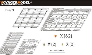 Jupes latérales pour char de combat principal Merkava Mk.IV moderne (Voyager Model PE35274, pour ACADEMY 13213) à l&amp;#39;échelle 1/35 – image 2