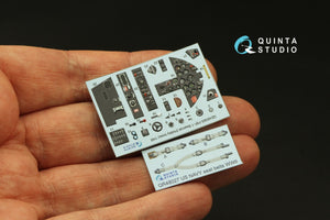 Quinta Studio QD48365 F8F-1 Bearcat 3D-Printed &amp;amp; coloured Interior on decal paper (Hobby Boss) 1/48 – Bild 3