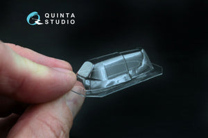 Quinta Studio QC48003-S Yak-1 vacuformed clear canopy 1 pcs (for SF or Modelsvit kit) 1/48 – immagine 2