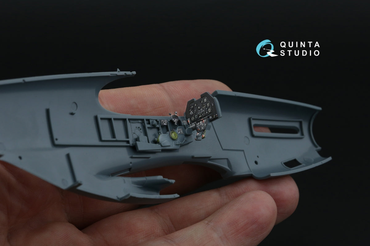 Quinta Studio QD48533 P-51B/C Mustang Early 3D-Printed &amp;amp; coloured Interior on decal paper (Eduard) 1/48 – Bild 3