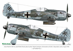 Exito ED48004 DECALS Luftwaffe Ground Attackers vol.1 - Ju 87 D-3, Hs 129, Fw 190F-8 1/48 – imagen 4