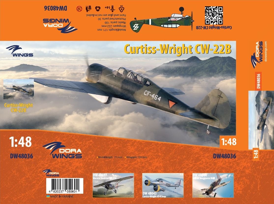 Dora Wings 48036 Curtiss-Wright CW-22B 1/48 – Bild 6