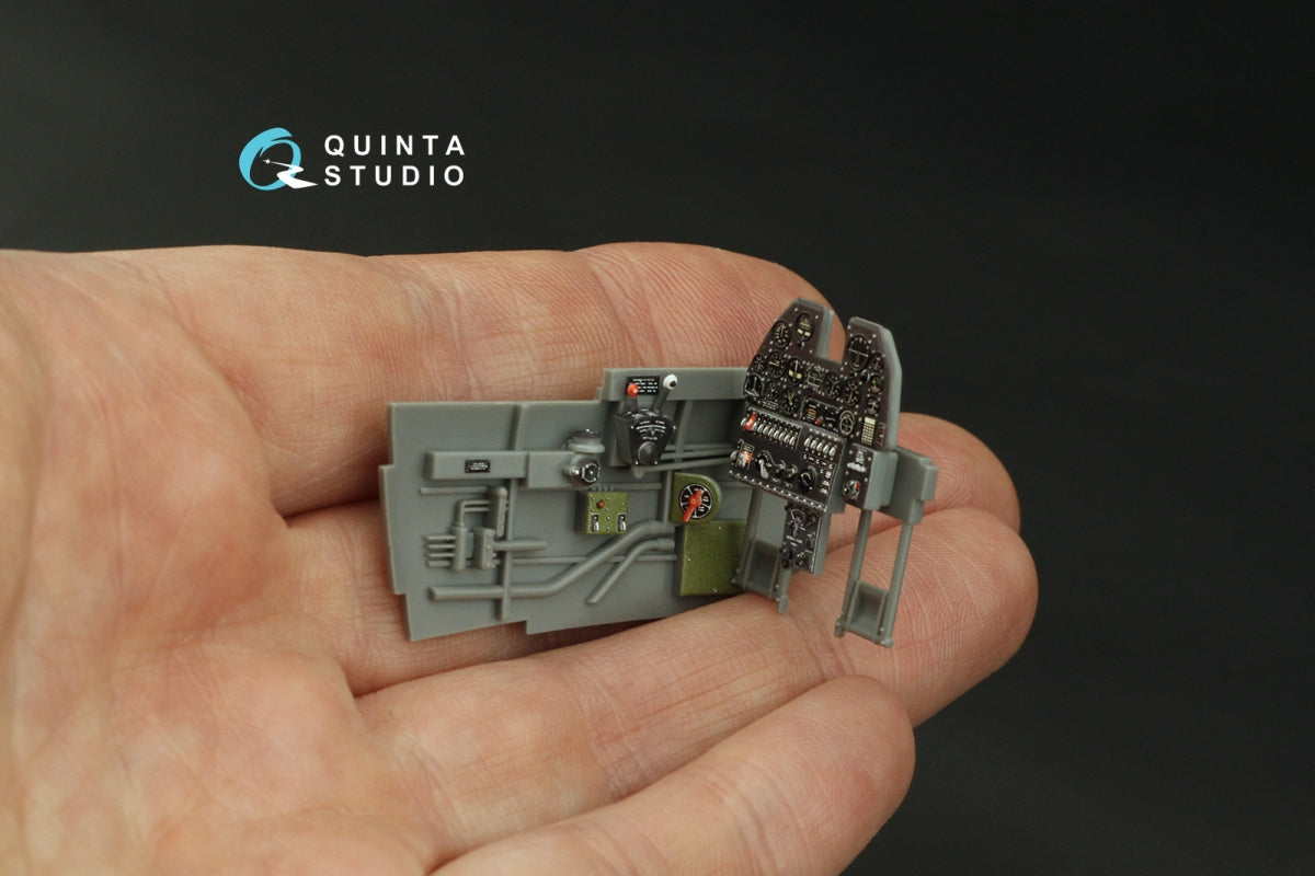 Quinta Studio QD32220 P-40N late 3D-Printed coloured Interior on decal paper (Hasegawa/Eduard) 1/32 – immagine 10