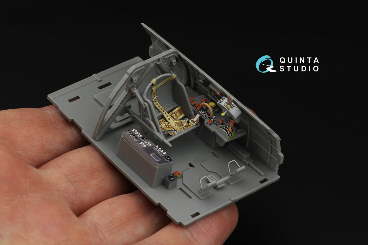 Quinta Studio QD32245 N1K2-J Shidenkai 3D-Printed &amp;amp; coloured Interior on decal paper (Hasegawa) 1/32 – immagine 6