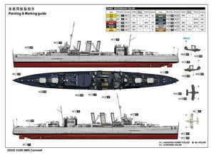 Trumpeter 05353 HMS Cornwall 1/350 – Bild 4