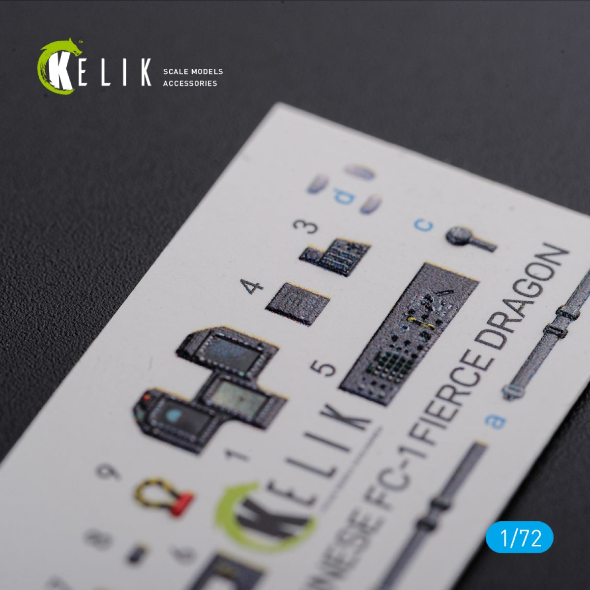 KELIK K72101 Chinese FC-1 Fierce Dragon interior 3D decals for Trumpeter kit 1/72 – immagine 6