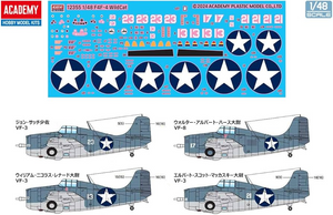 Maquette Academy 12355 USN F4F-4 « Bataille de Midway » au 1/48  – image 3
