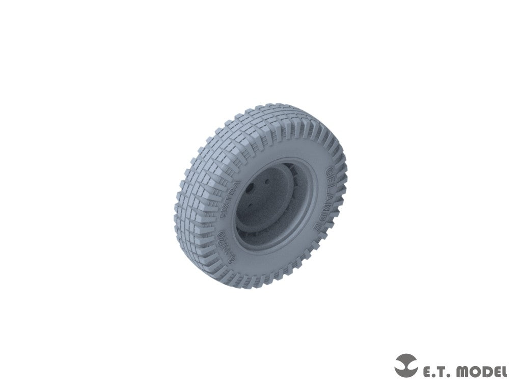 E.T. Model P35-101 WWII German Sd.Kfz.234 Small Diameter Weighted Wheels Type.1 1/35 – zdjęcie 5