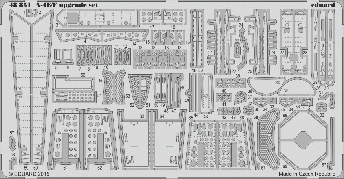 Kit de mise à niveau Eduard 48851 A-4E/F au 1/48 EDUARD, HASEGAWA