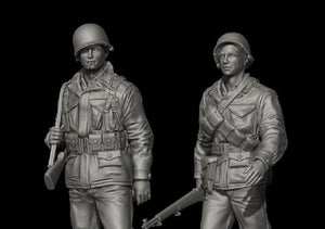 Panzer Art FI35-095 Soldats américains en uniforme M43, ensemble à l&amp;#39;échelle 1/35  – image 2
