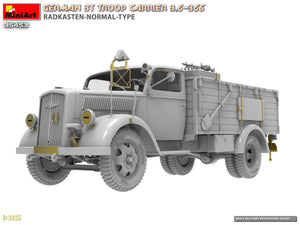 Miniart 35453 German 3t Troop Carrier 3.6-36S Radkasten-Normal-Type 1/35 – immagine 8