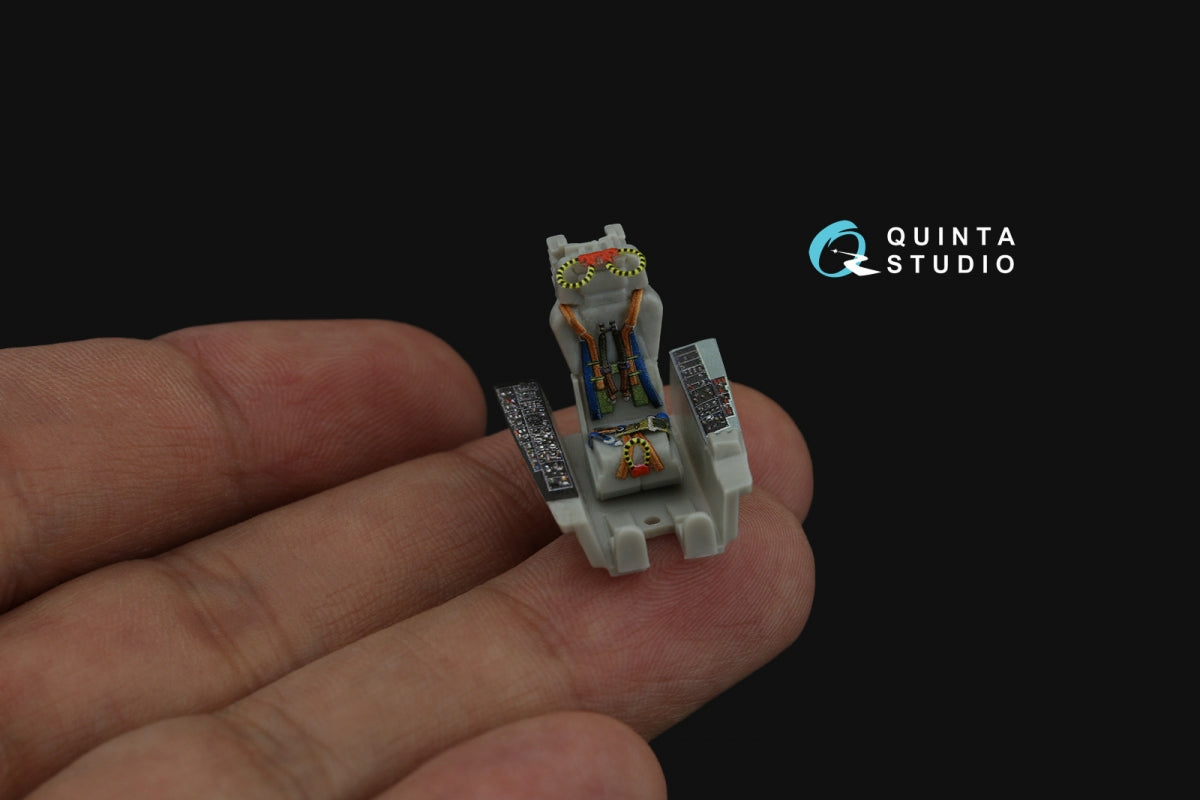 Quinta Studio QD72100 F-104G 3D-Printed &amp;amp; coloured Interior on decal paper (Hasegawa) 1/72 – immagine 8