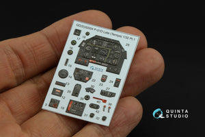 Quinta Studio QDS-32004 P-51D (Late) 3D-Printed coloured Interior on decal paper (Tamiya) (small version) 1/32 – Bild 4