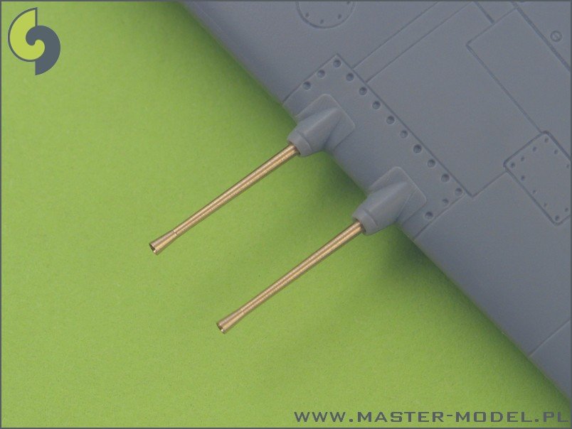 Master AM-48-021 Japanese Type 99 20mm Mark 2 gun barrels (4pcs) 1/48 – immagine 3