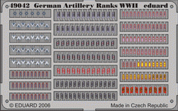 Eduard 49042 Grades d'artillerie allemands Seconde Guerre mondiale 1/48
