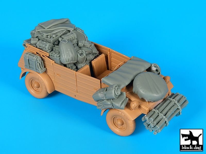 Black Dog T35219 Kübelwagen Africa Corps accessories set 1/35 – Bild 4