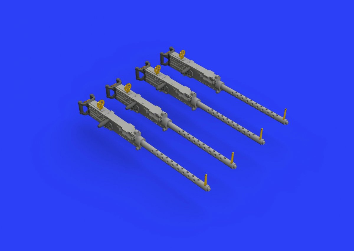 Eduard 648458 M2 Brownings w/ handles for aircraft 1/48 – immagine 2