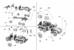 First to Fight PL051 Niemiecki samochód ciężarowy Krupp Protze Kfz. 69 1/72 – immagine 3