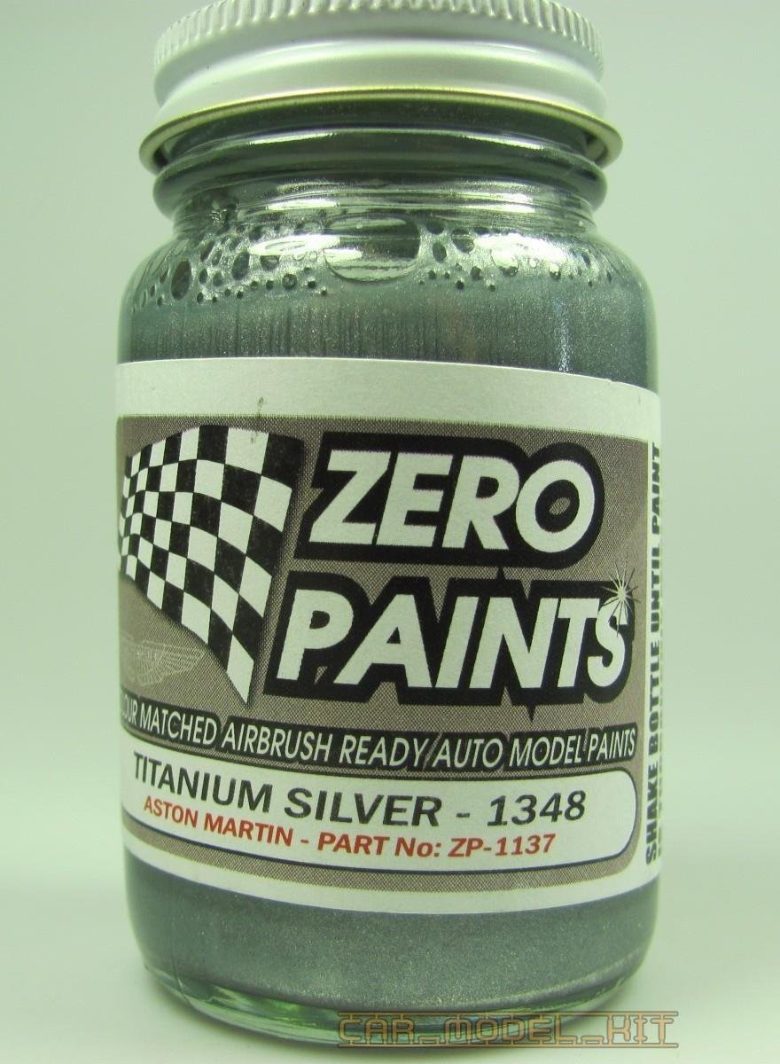 Peinture Zero Paints ZP-1137-1348 Aston Martin DBS - Argent Titane 60 ml