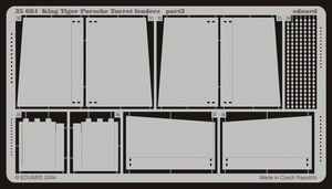 Eduard 35684 King Tiger Porsche fenders 1/35 Dragon