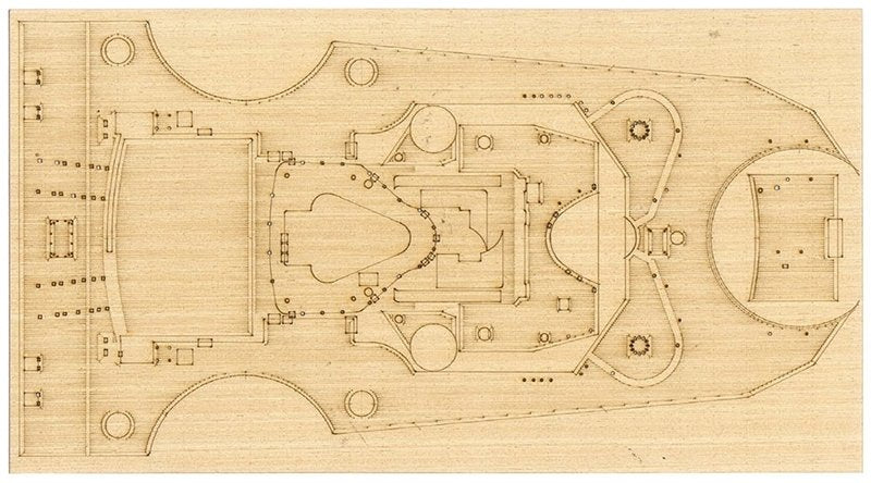 I Love Kit 66602 Bismarck Detail set for TRUMPETER 03702 1/200 – zdjęcie 2