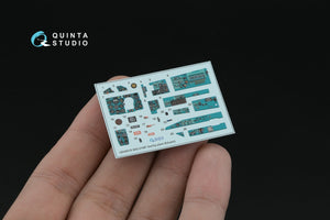 Quinta Studio QD+48578 MiG-21MF Fishbed-J (Gorkiy plant) 3D-Printed &amp;amp; coloured Interior on decal paper (Eduard) (with 3D-printed resin parts) 1/48 – imagen 8